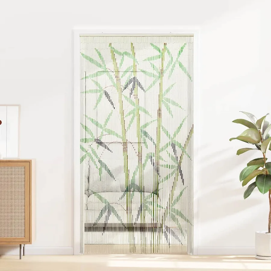 Rideau anti-insectes imprimé bambou 100x200 cm - 2