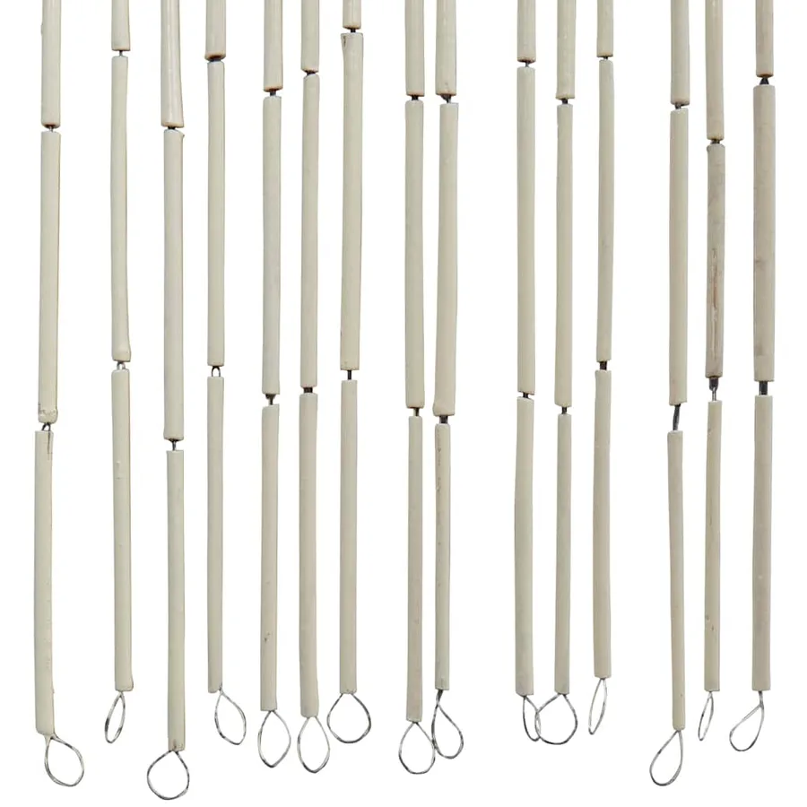 Rideau anti-insectes imprimé bambou 100x200 cm - 5