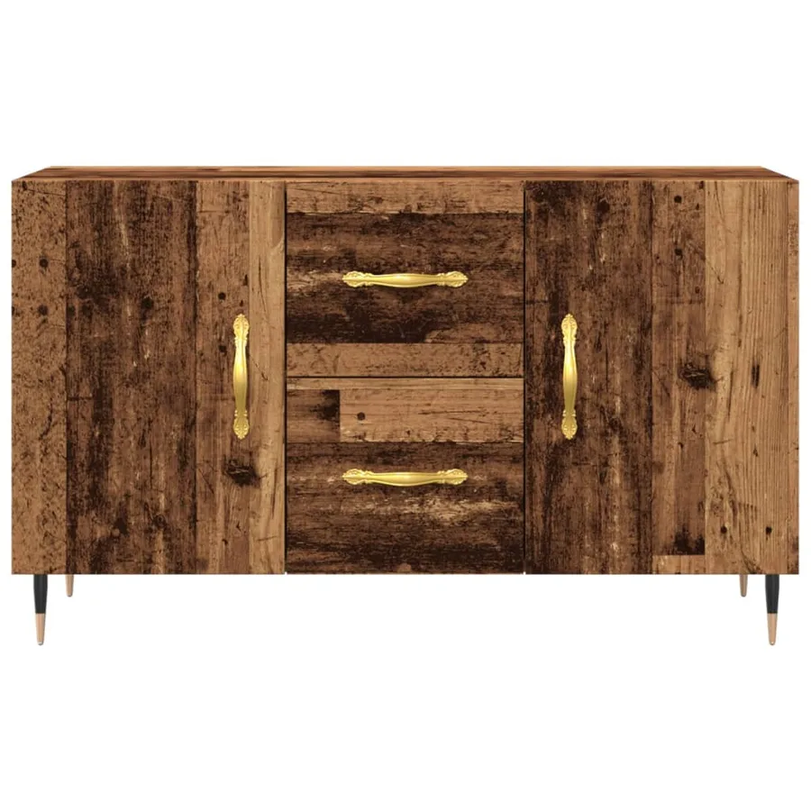 Buffet vieux bois 100x36x60 cm bois d'ingénierie - 4