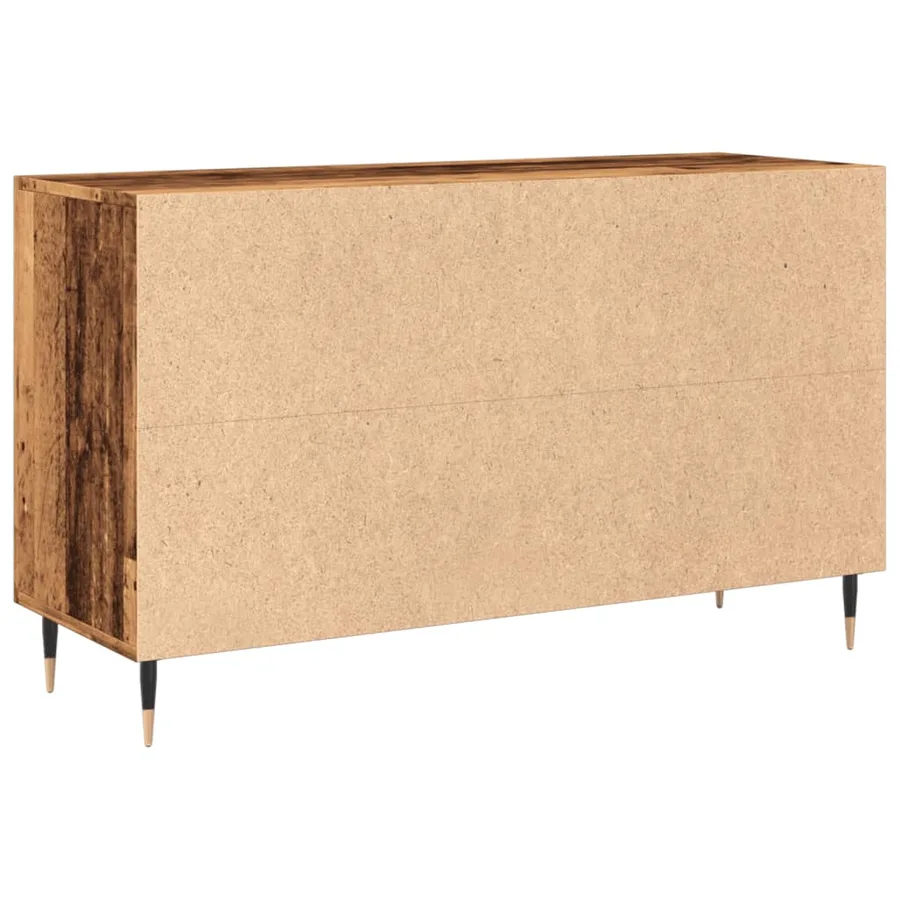 Buffet vieux bois 100x36x60 cm bois d'ingénierie - 6