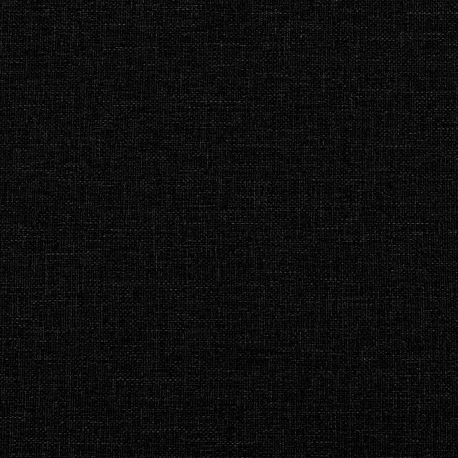 Lit ottoman avec matelas noir 100x200 cm tissu - 16