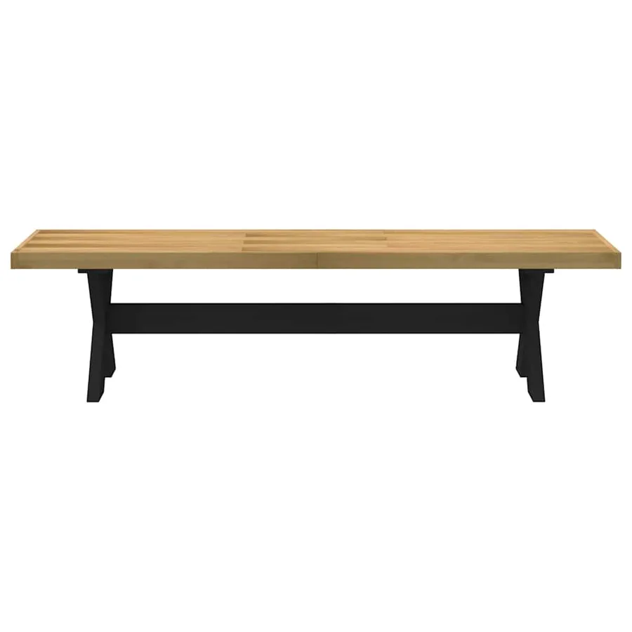 Banc à manger NOAIN pieds en forme de X 180x40x45 cm massif pin - 3