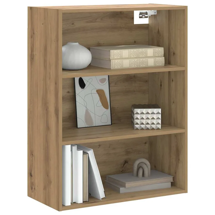 Armoire murale suspendue chêne artisanal 69,5x32,5x90 cm - 3