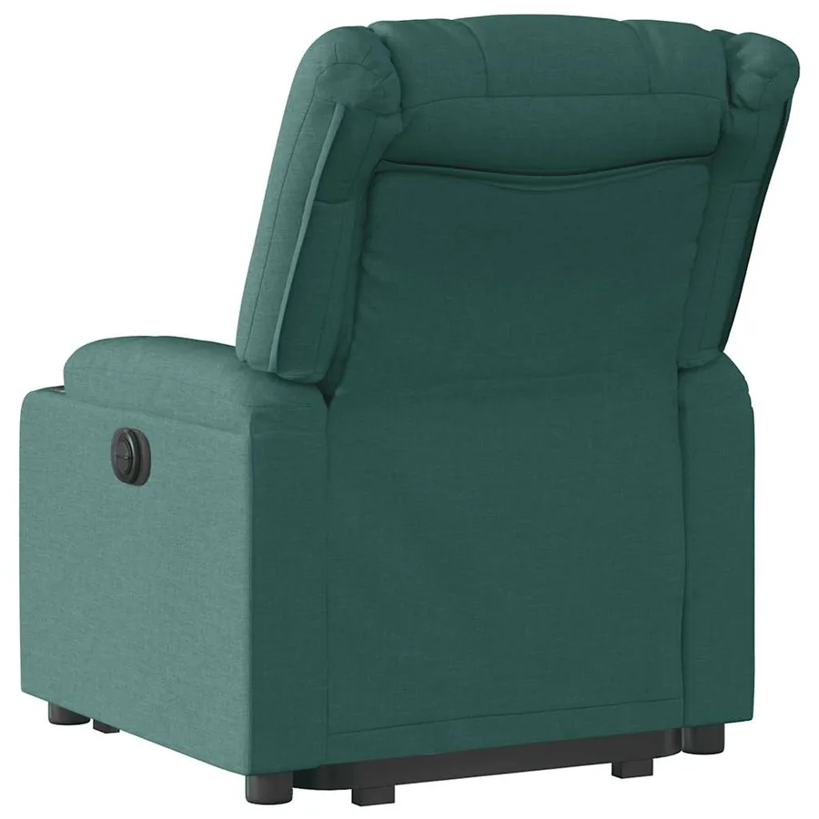 Fauteuil inclinable vert foncé tissu - 8