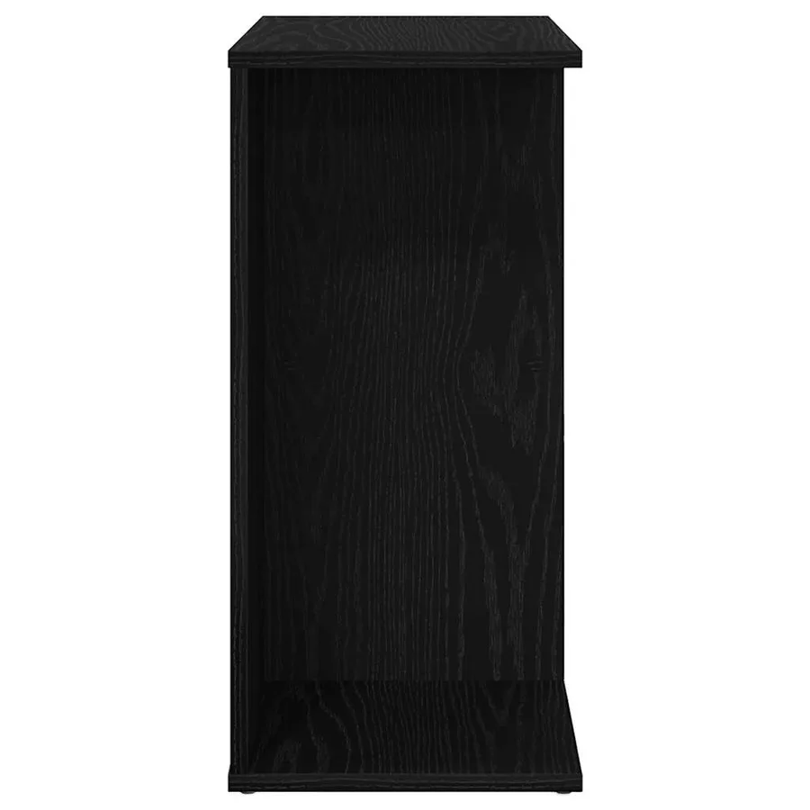 Table de chevet chêne noir 46,5x29x61 cm bois d’ingénierie - 5