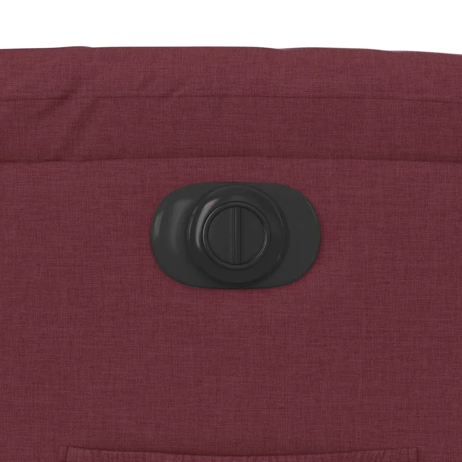 Fauteuil inclinable électrique Rouge bordeaux Tissu - 12