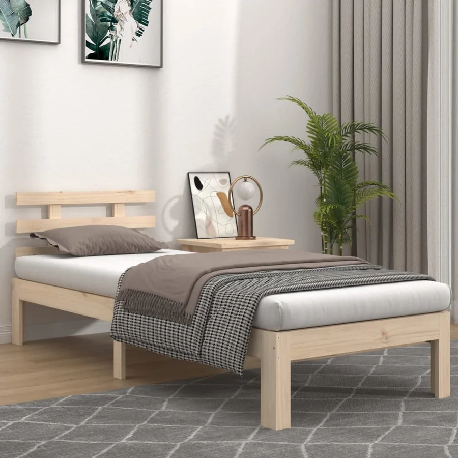 Cadre de lit sans matelas 75x190 cm