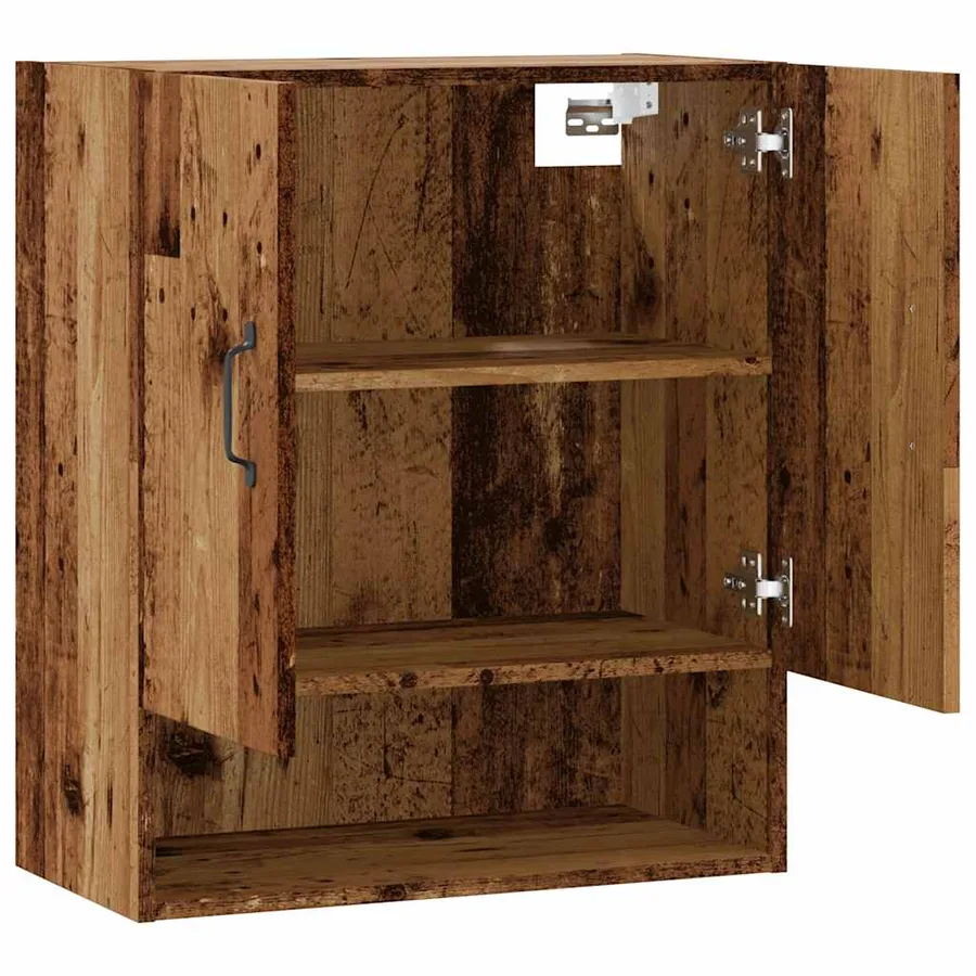 Armoire murale vieux bois 60x31x70 cm bois d'ingénierie - 7