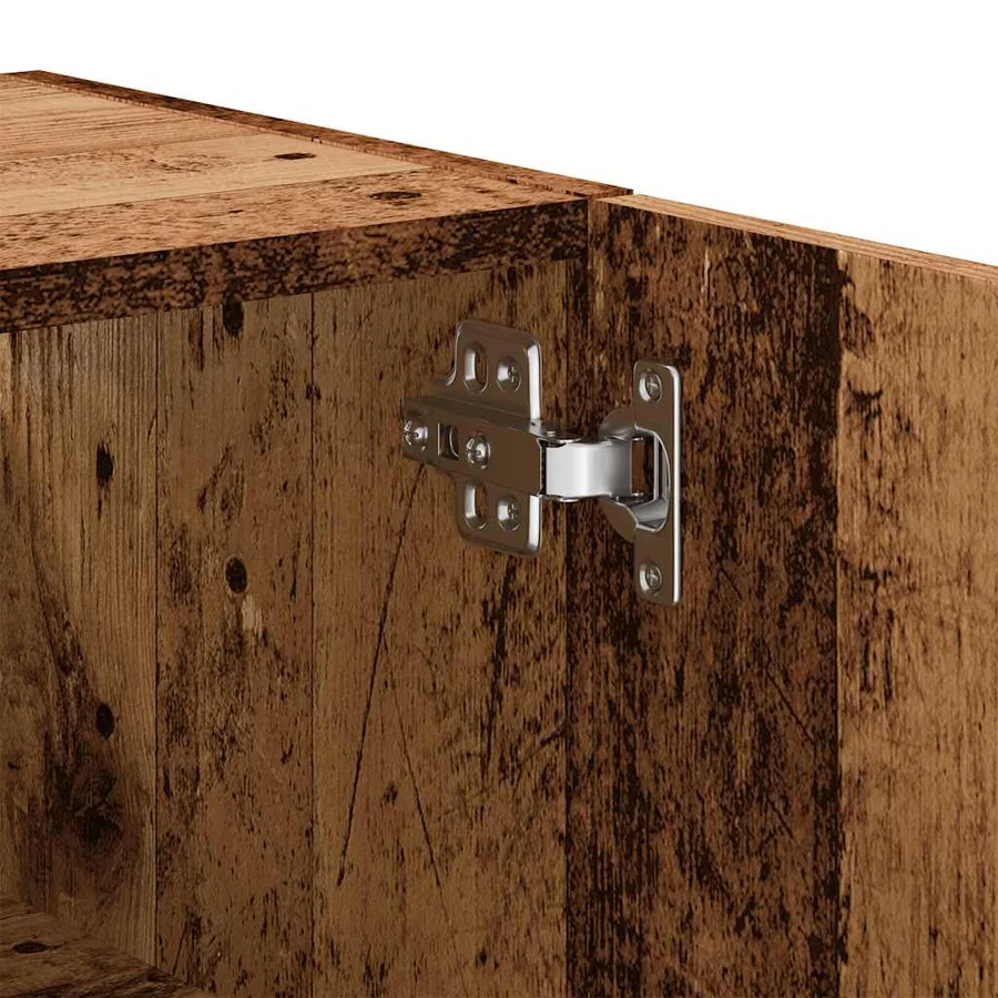 Armoire murale vieux bois 60x31x70 cm bois d'ingénierie - 9