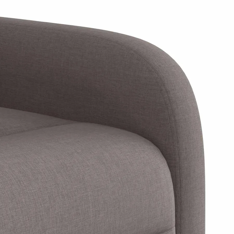 Fauteuil inclinable électrique taupe tissu - 12