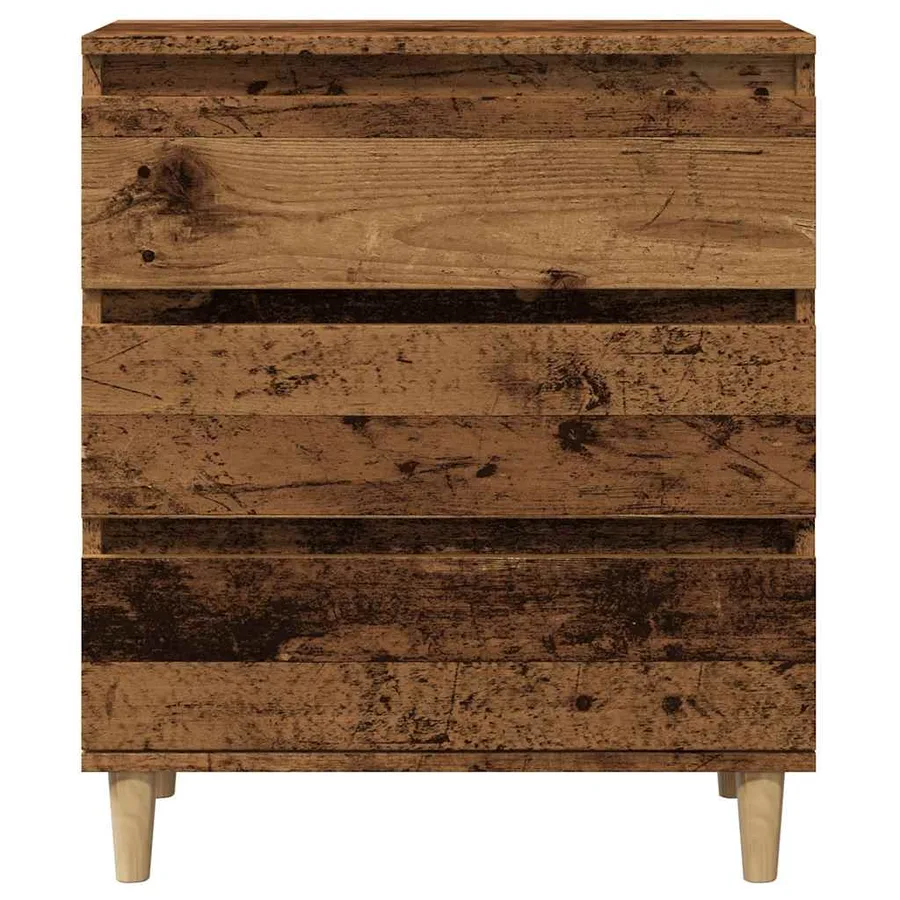 Buffet vieux bois 60x35x70 cm bois d'ingénierie - 4