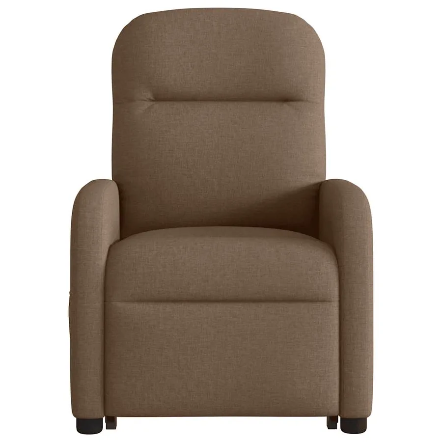 Fauteuil de massage inclinable Marron Tissu - 5