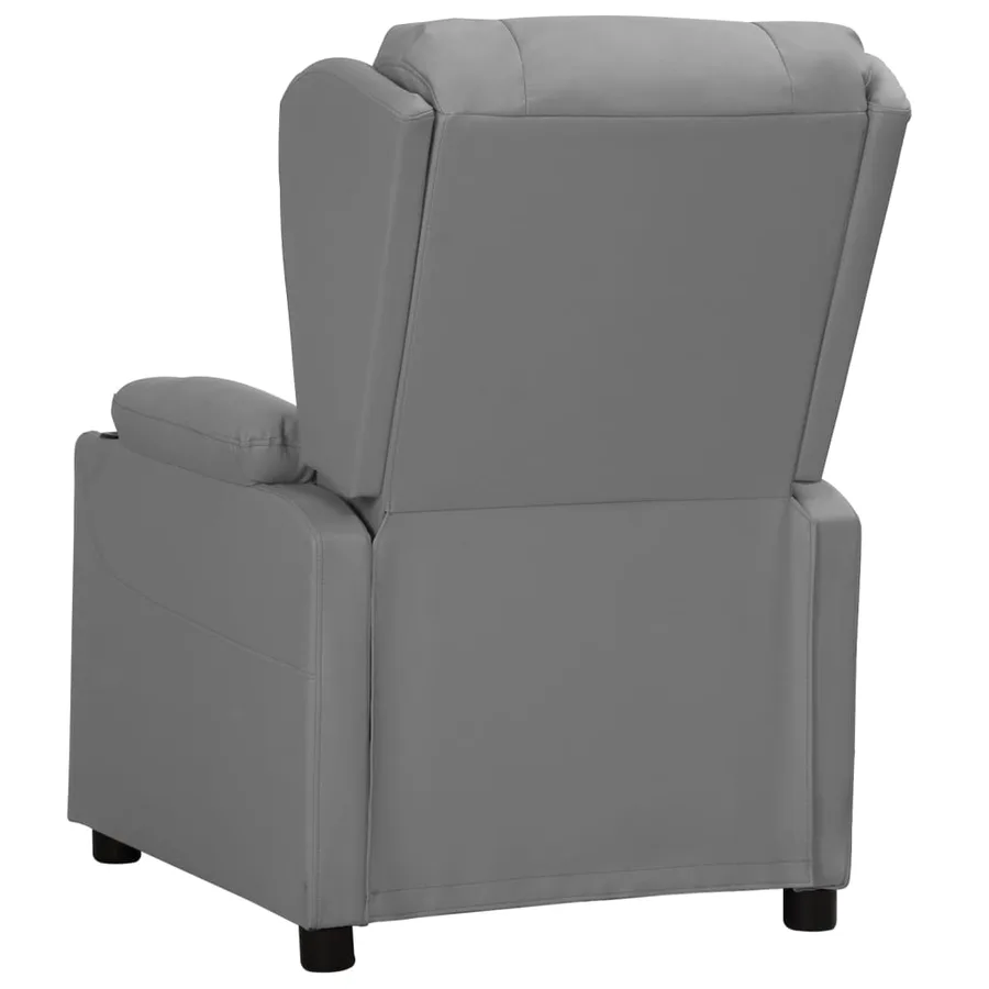Fauteuil inclinable Gris Similicuir - 3