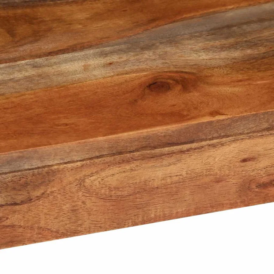Table basse 60x60x35 cm bois massif d'acacia - 6
