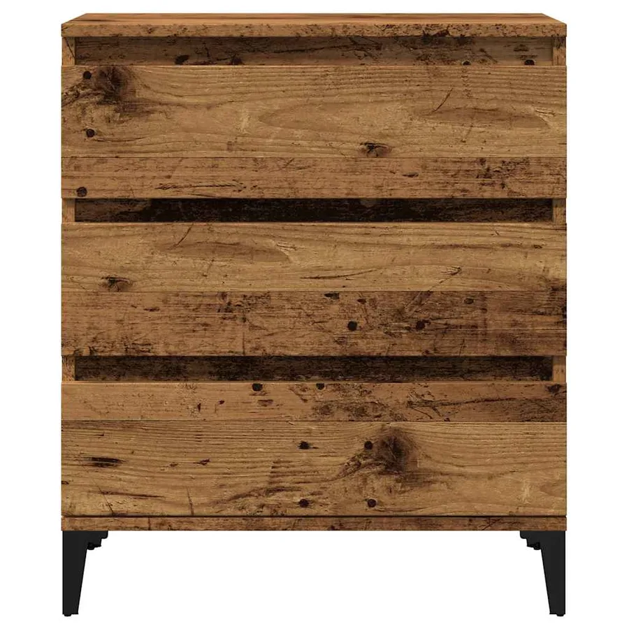 Buffet vieux bois 60x35x70 cm bois d'ingénierie - 4