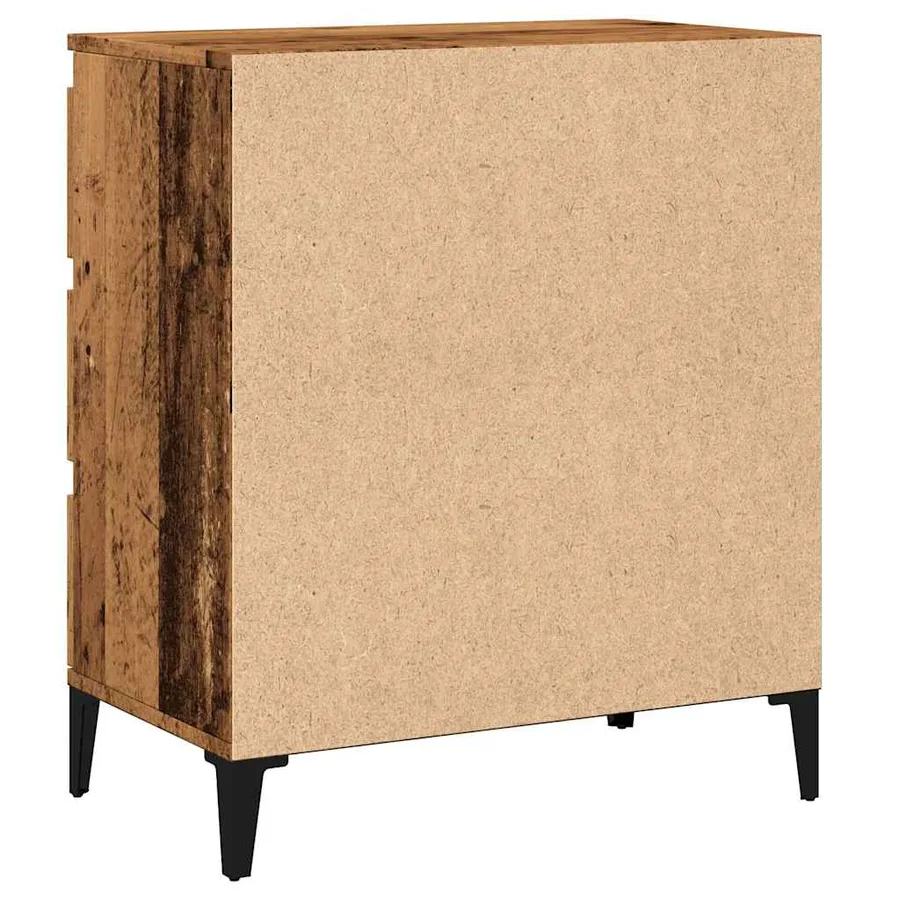 Buffet vieux bois 60x35x70 cm bois d'ingénierie - 6