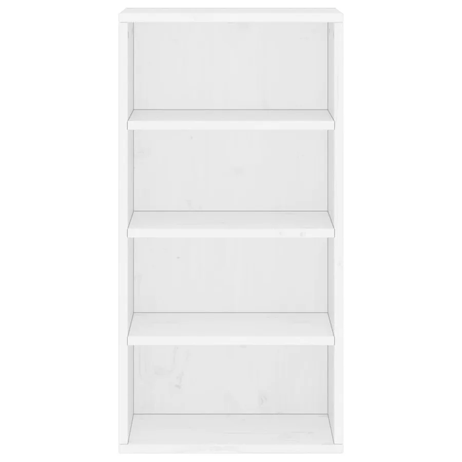 Armoire latérale ODDA blanc 40x24x79 cm bois massif pin - 5