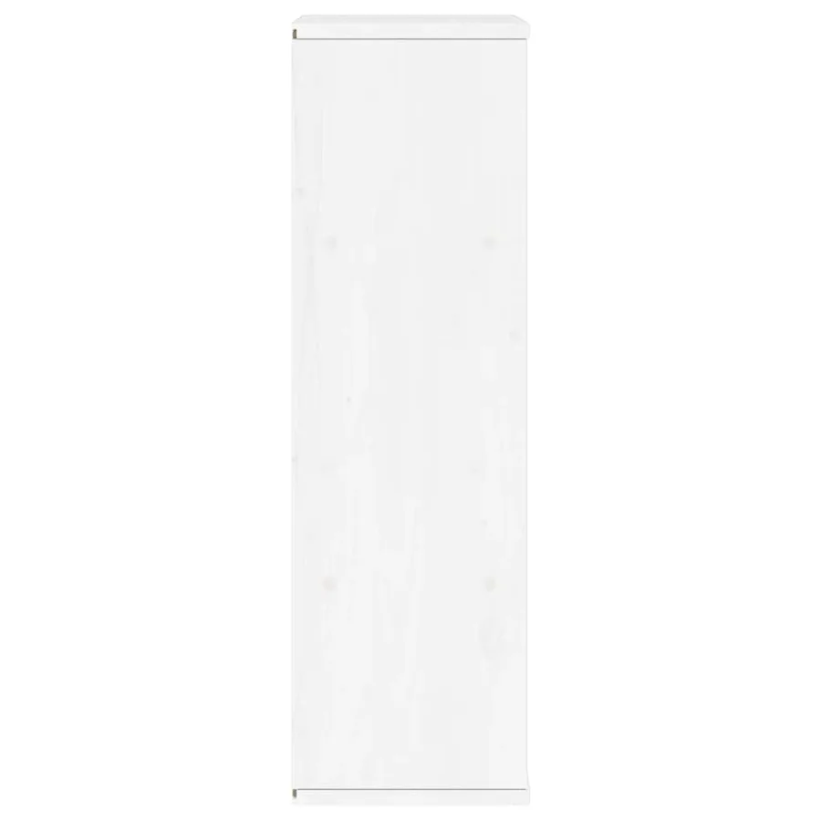 Armoire latérale ODDA blanc 40x24x79 cm bois massif pin - 6