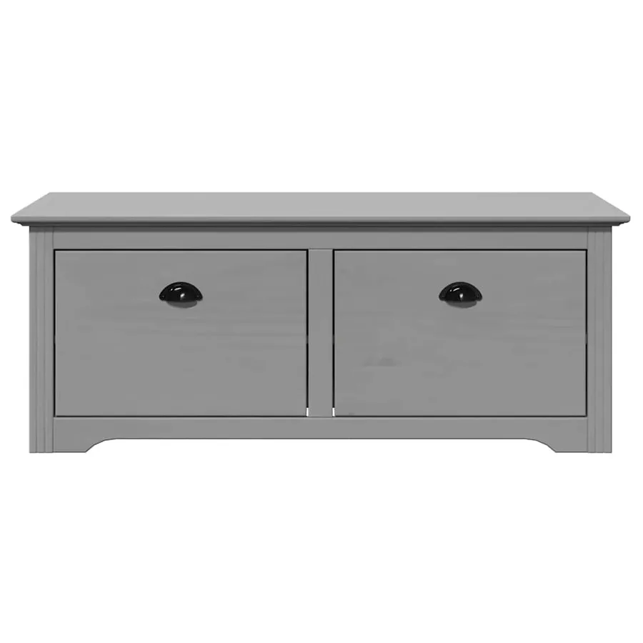 Banc de couloir BODO gris 114x40x45 cm - 4