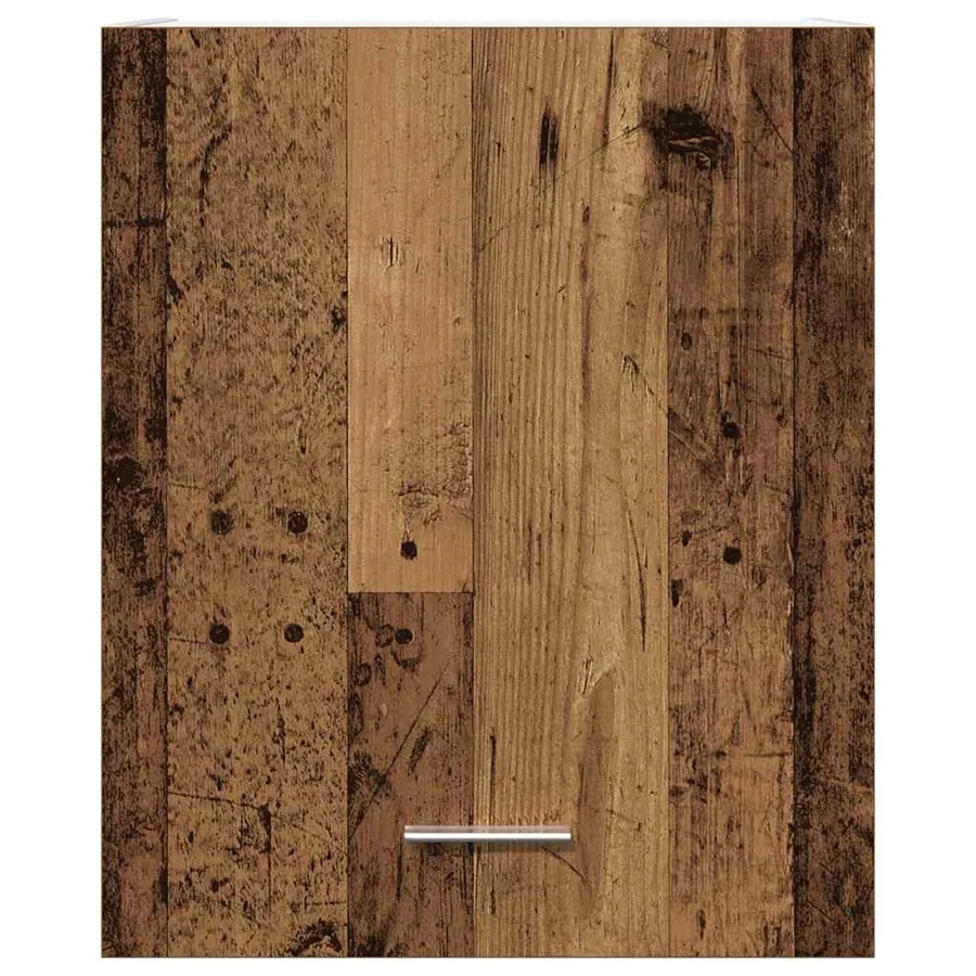 Armoires suspendues 2 pièces "Lyon" Bois ancien 50 x 31 x 60 cm Bois d'ingénierie - 4