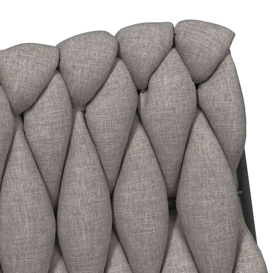 Chaise pivotante de bureau Gris clair Tissu - 9
