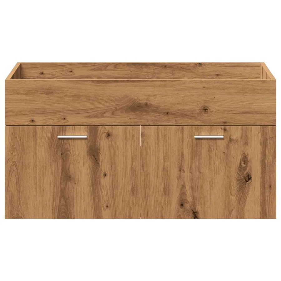 Ensemble de meubles salle de bain 4 pcs bois d'ingénierie - 9