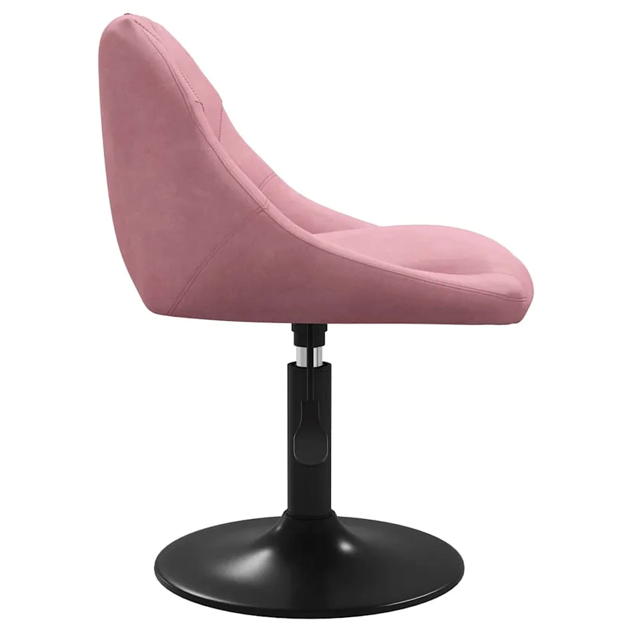 Chaise de salle à manger Rose Velours - 4