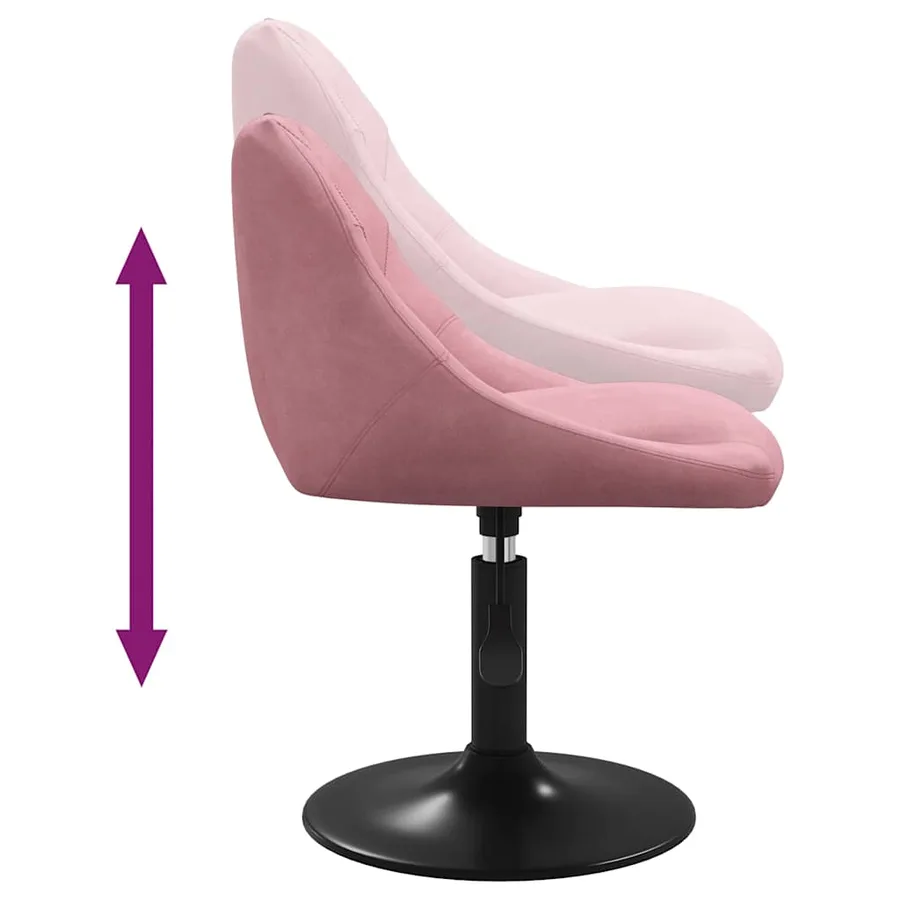 Chaise de salle à manger Rose Velours - 6