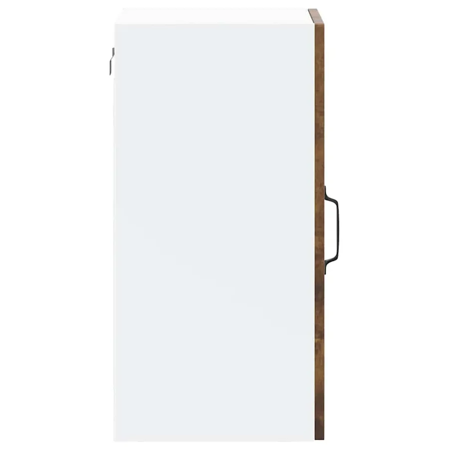 Armoire murale de cuisine avec porte en verre Lucca chêne fumé - 8