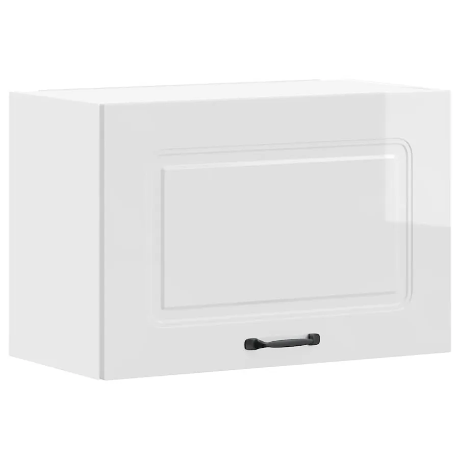 Armoire murale de cuisine Kalmar blanc brillant bois ingénierie - 2