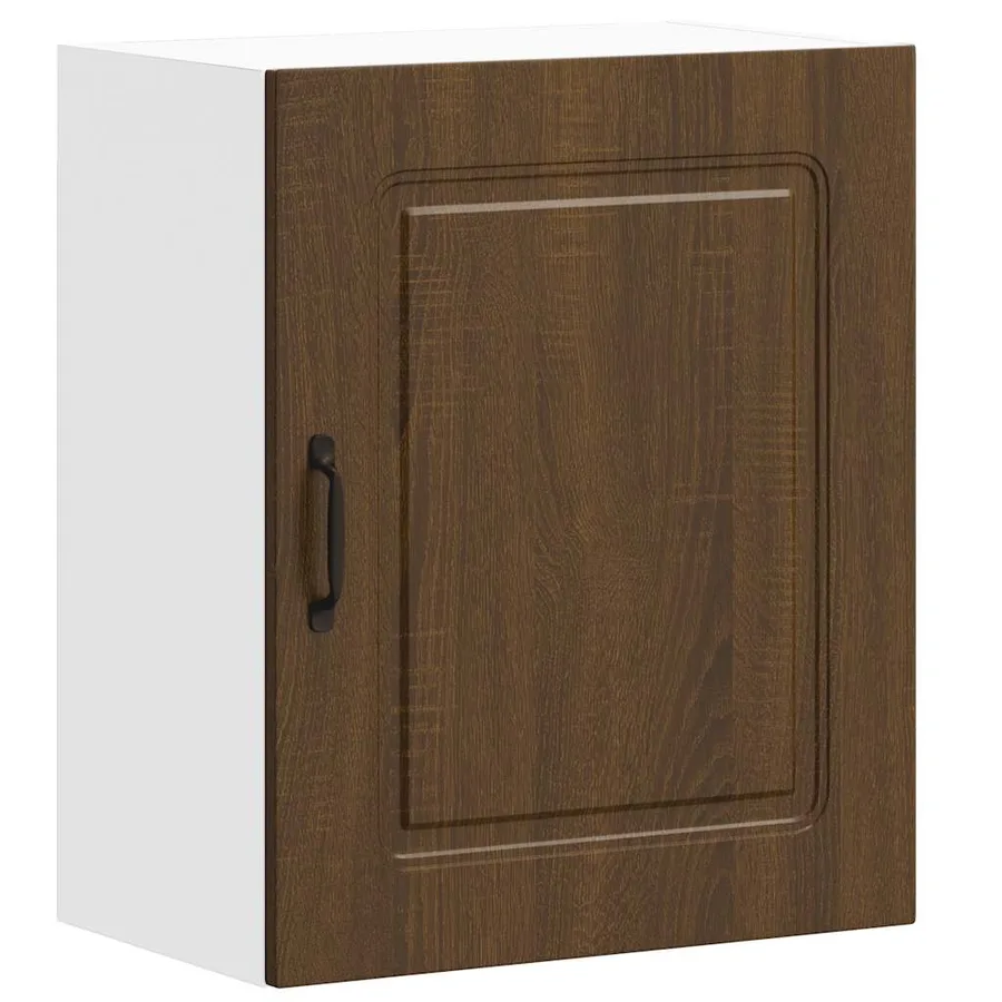 Armoire murale de cuisine Kalmar en chêne brun contrecollé - 2