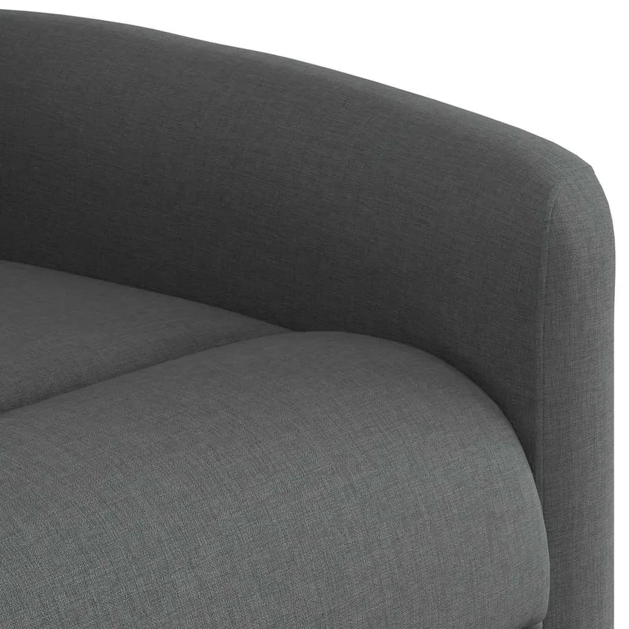 Fauteuil inclinable électrique Gris foncé Tissu - 11