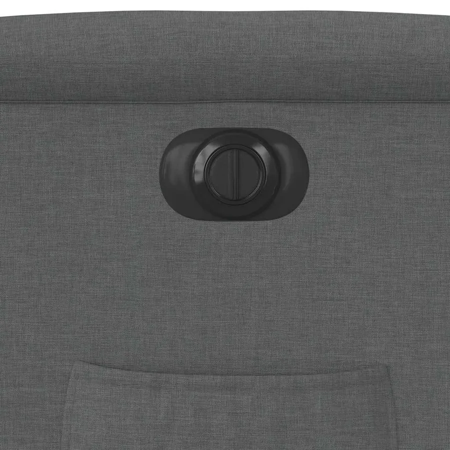 Fauteuil inclinable électrique Gris foncé Tissu - 12