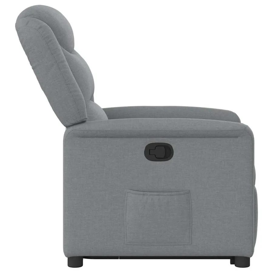 Fauteuil inclinable Gris clair Tissu - 6