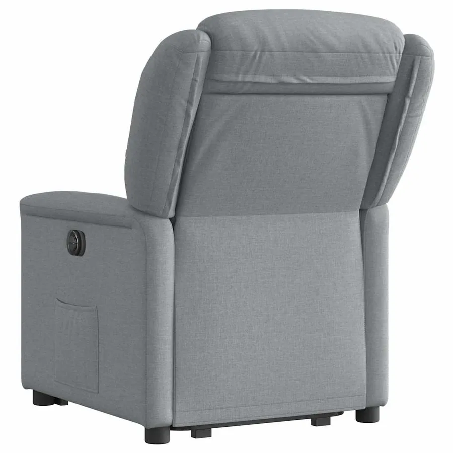 Fauteuil inclinable Gris clair Tissu - 7