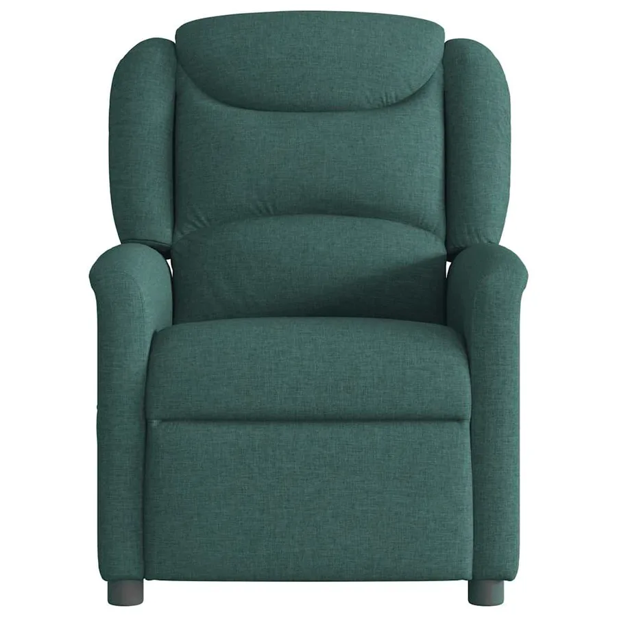 Fauteuil inclinable électrique Vert foncé Tissu - 5