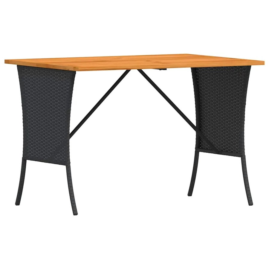 Ensemble à manger de jardin avec coussins 3 pcs Noir - 5