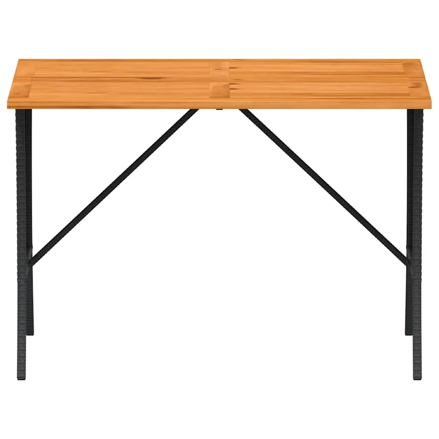 Ensemble à manger de jardin avec coussins 3 pcs Noir - 7