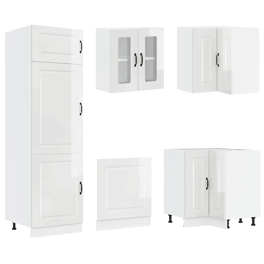 Ensemble d'armoires de cuisine 14 pcs Kalmar bois d'ingénierie - 5