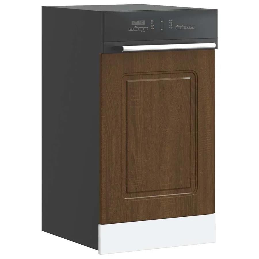 Panneau de lave-vaisselle Kalmar chêne marron 45x1,5x57 cm