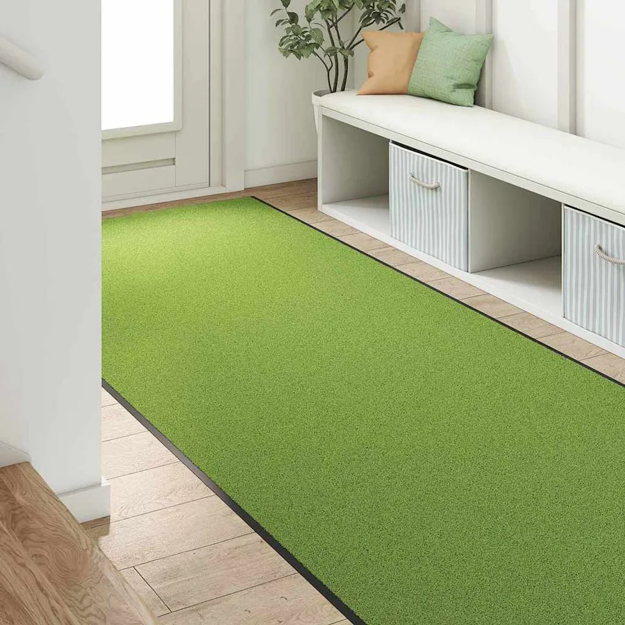 Tapis d'entrée Autre Vert et Noir 120 x 350 cm Polyamide et PVC - 3