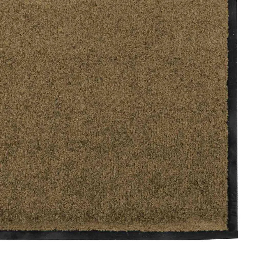 Tapis d'entrée Marron et Noir 120 x 250 cm 100% Polyamide - 4