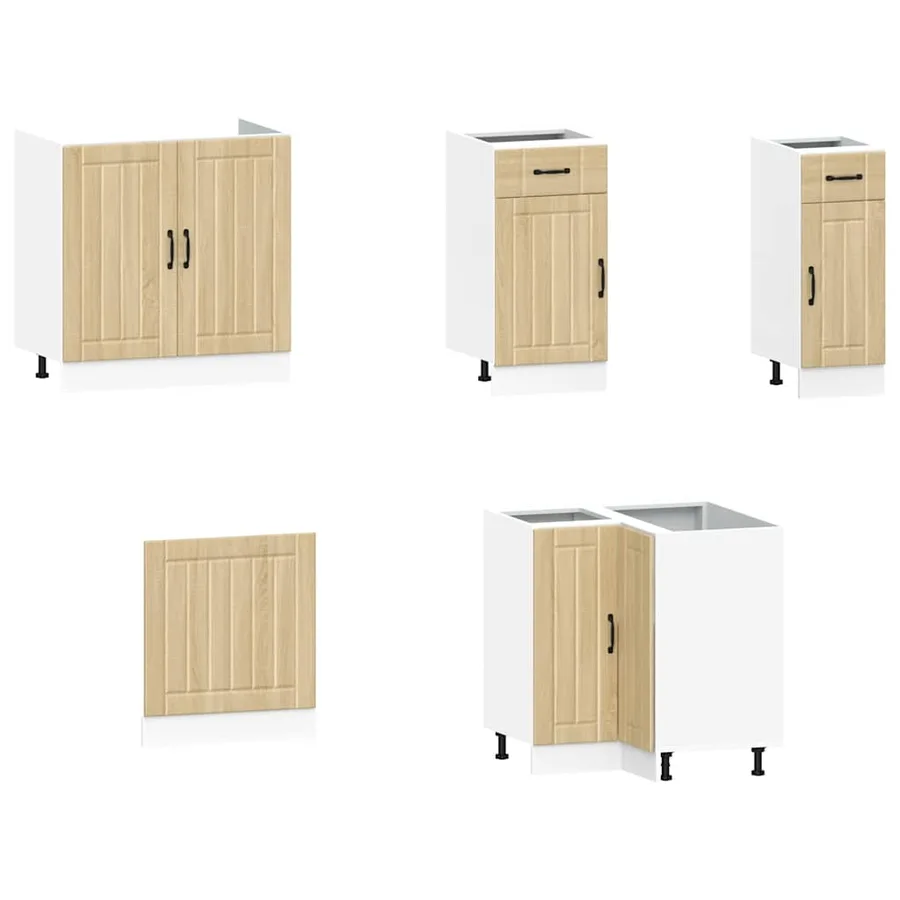 Ensemble d'armoires de cuisine 11 pcs Kalmar bois d'ingénierie - 4