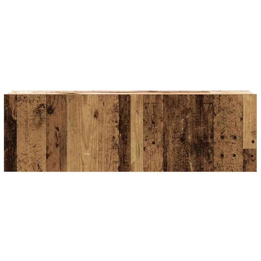 Ensemble de meuble TV mural 8 pcs vieux bois bois d'ingénierie - 5