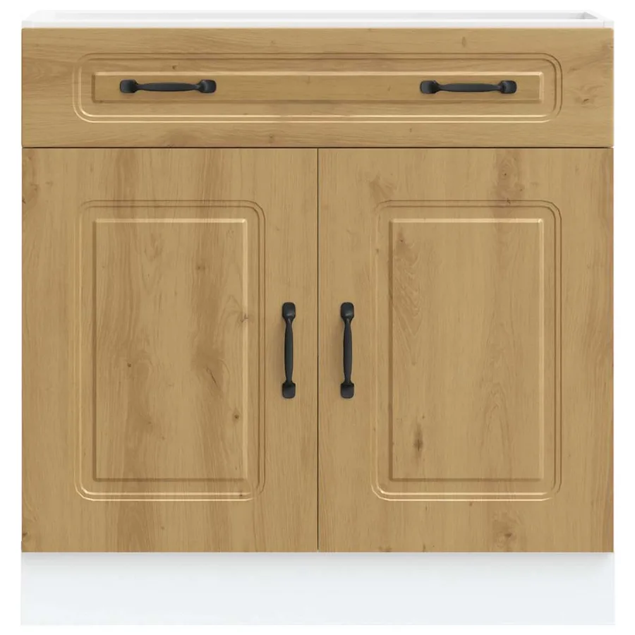 Armoire de cuisine Kalmar chêne artisanal bois d'ingénierie - 4