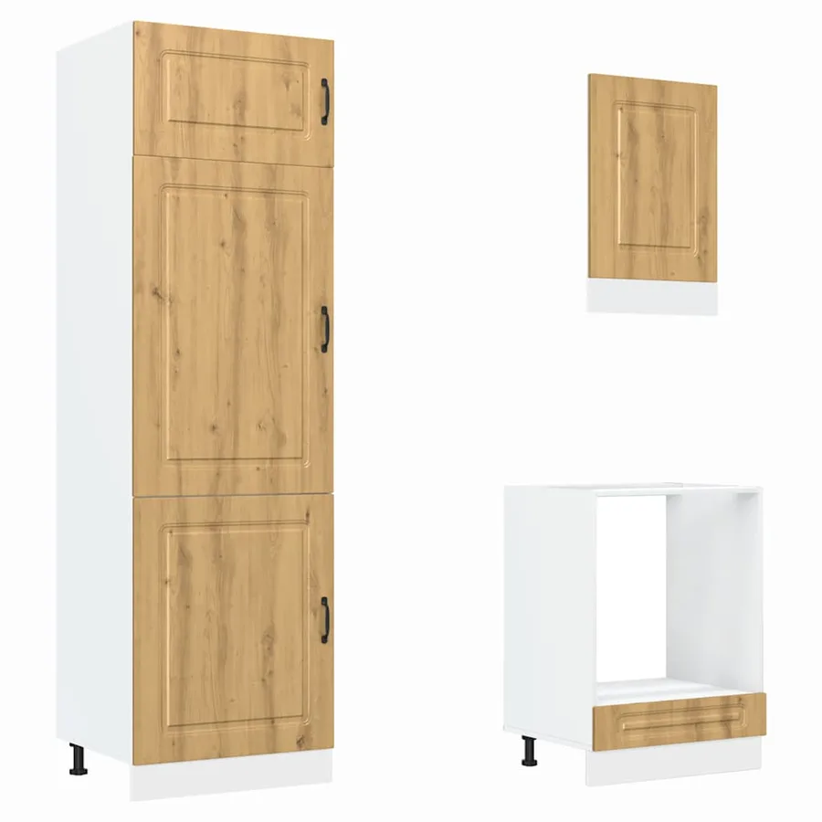 Ensemble d'armoires de cuisine 7 pcs Kalmar bois d'ingénierie - 5