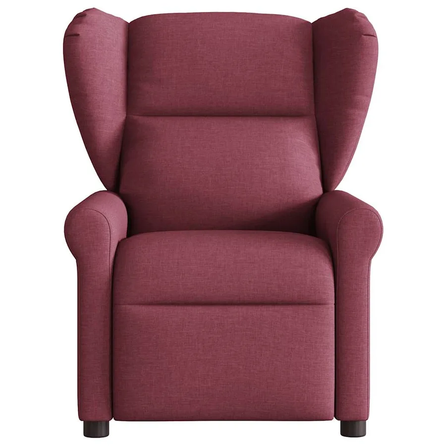 Fauteuil inclinable électrique Rouge bordeaux Tissu - 4