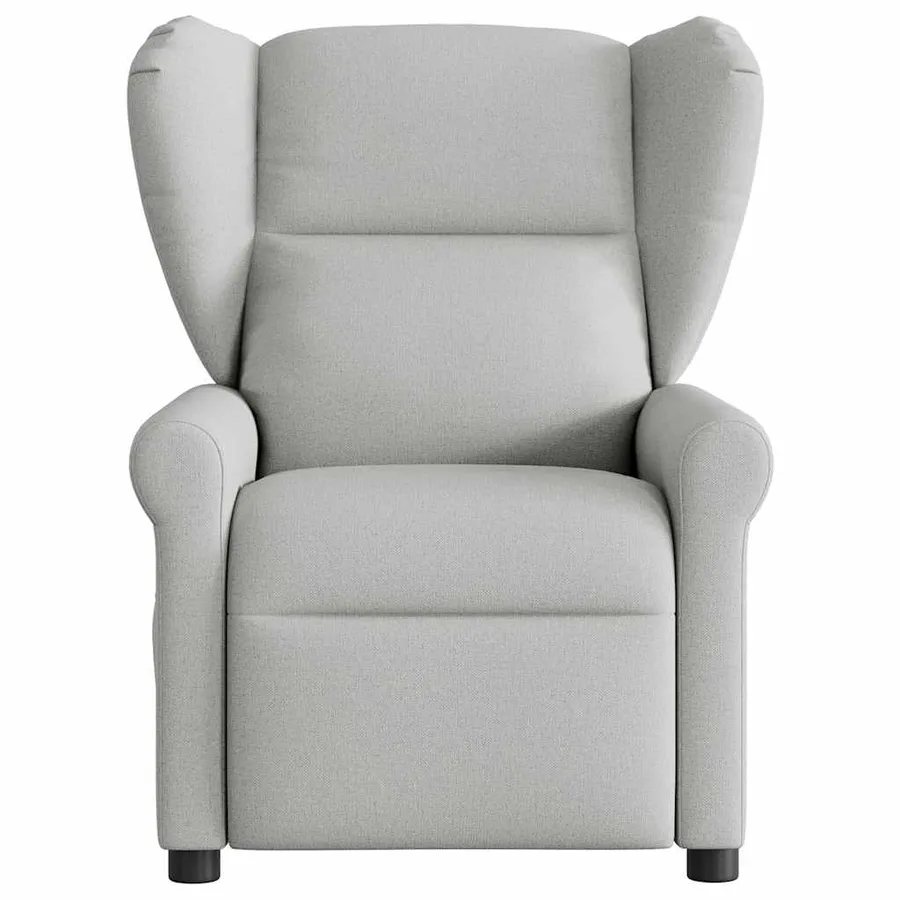 Fauteuil inclinable gris nuage tissu - 3