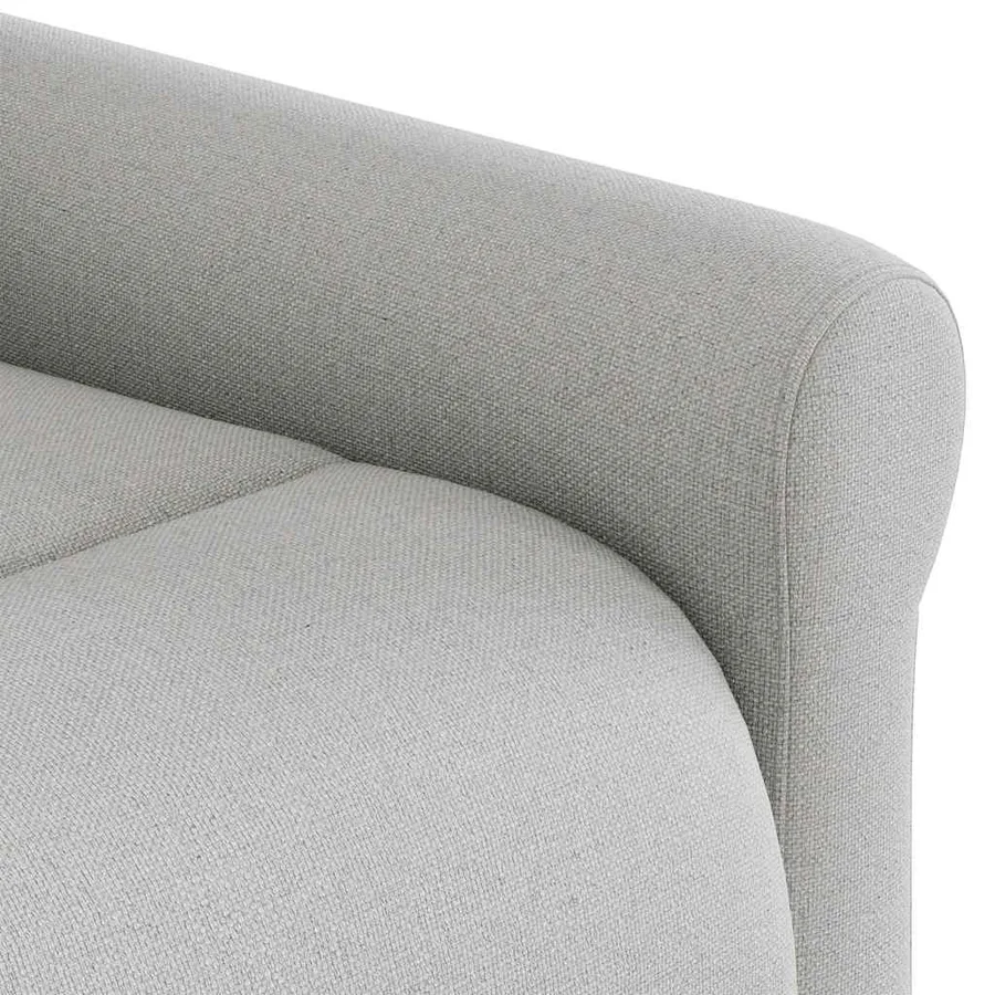 Fauteuil inclinable gris nuage tissu - 8
