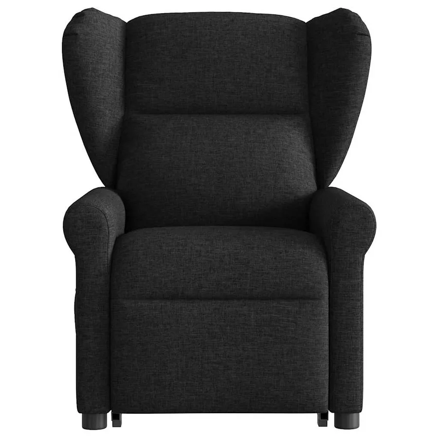 Fauteuil inclinable noir tissu - 4